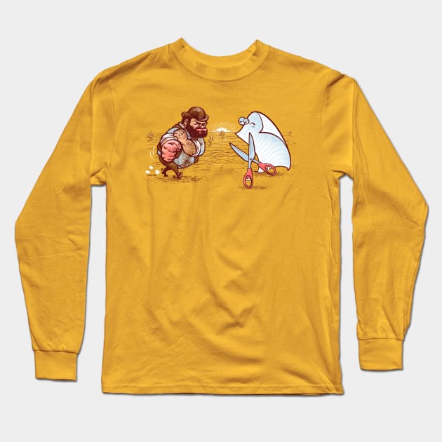 Bud Paper Scissors Long Sleeve T-Shirt by KKTEE